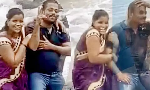 கடல் பாறையில் செல்பி...! 3 குழந்தைகள் கண்முன்னே அலையில் இழுத்து செல்லப்பட்ட தாய்...!