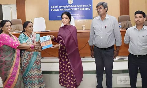 காஞ்சீபுரத்தில் மக்கள் குறைதீர்க்கும் நாள் கூட்டம்