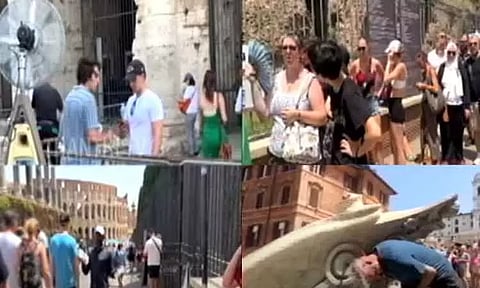 ஐரோப்பிய நாடுகளில் வாட்டி எடுக்கும் வெப்ப அலை - 16 நகரங்களில் ரெட் அலர்ட் அறிவிப்பு