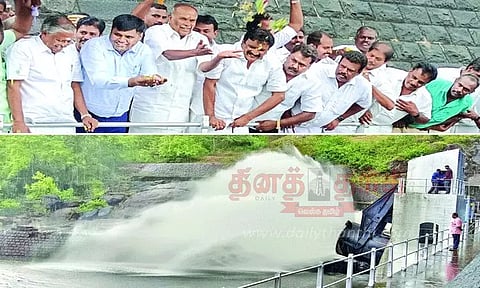 பாபநாசம் அணையில் இருந்து பாசனத்துக்காக தண்ணீர் திறப்பு