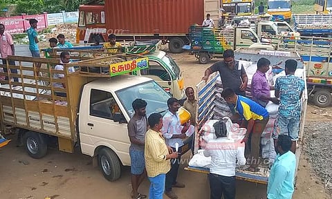 அங்கன்வாடிகளுக்கு ஊட்டச்சத்து பொருட்கள் வினியோகம்