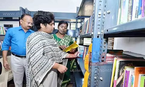 கற்றல் திறனை மேம்படுத்த 'மாணவர்களை வாரம் ஒருமுறை நூலகத்திற்கு அழைத்து செல்லுங்கள்'-கலெக்டர் ஆஷாஅஜீத் அறிவுரை