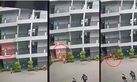 "நான் ஸ்பைடர்மேன்" பால்கனியில் இருந்து கீழே குதித்த 3ம் வகுப்பு மாணவன்...!