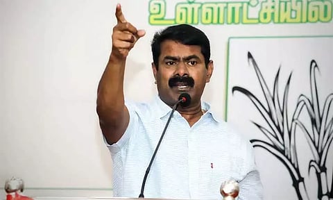 திண்டுக்கல் - கரூர் சுரங்கப்பாதையைச் சீரமைத்து துரிதமாக மக்கள் பயன்பாட்டிற்கு கொண்டுவர வேண்டும் - சீமான் வலியுறுத்தல்