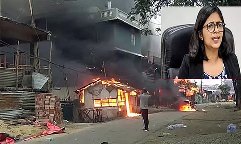 அரசு அனுமதி மறுத்த போதும் மணிப்பூருக்கு புறப்பட்டுச் சென்ற மகளிர் ஆணைய தலைவி ஸ்வாதி மாலிவால்..!