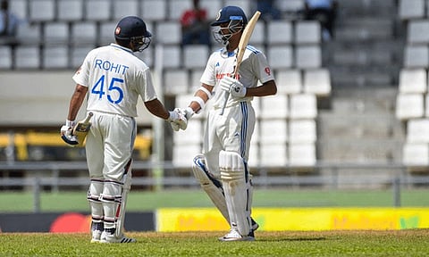 டெஸ்டில் அதிவேக தொடக்க பார்ட்னர்ஷிப்: ரோஹித் - ஜெய்ஸ்வால் ஜோடி புதிய சாதனை.!
