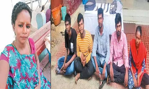 சைதாப்பேட்டை ரெயில் நிலையத்தில் பெண் வியாபாரி கொலையில் தங்கை உள்பட 5 பேர் கைது