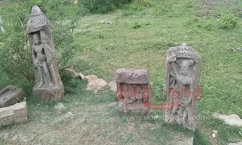 பழமையான சிற்பங்கள் கண்டெடுப்பு