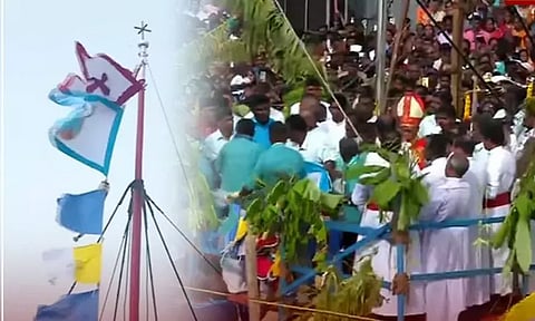 தூத்துக்குடி பனிமய மாதா பேராலயத்தின் 441ஆம் ஆண்டு திருவிழா கொடியேற்றத்துடன் தொடக்கம்...!