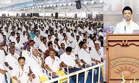 ஜனநாயகம், சமூக நீதியை காப்பாற்ற பா.ஜனதா ஆட்சிக்கு முடிவுகட்ட வேண்டும்-முதல்-அமைச்சர் மு.க.ஸ்டாலின் பேச்சு