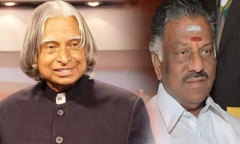 முன்னாள் ஜனாதிபதி டாக்டர் அப்துல் கலாம் நினைவு நாள்: ஒ. பன்னீர் செல்வம் அஞ்சலி