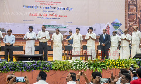 தஞ்சையில், ரூ.133½ கோடியில் பல்வேறு திட்டப்பணிகள்முதல்-அமைச்சர் மு.க.ஸ்டாலின் திறந்து வைத்தார்