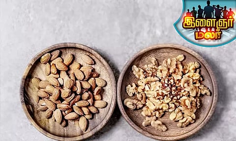 ஆயுள் வளர்க்கும் பாதாம், வால்நட்!
