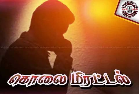 மளிகை கடைக்காரரை தாக்கி கொலை மிரட்டல்