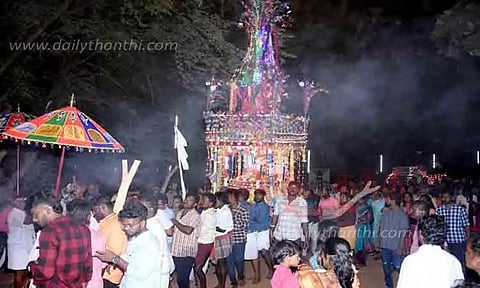 மதநல்லிணக்க பூக்குழி திருவிழா