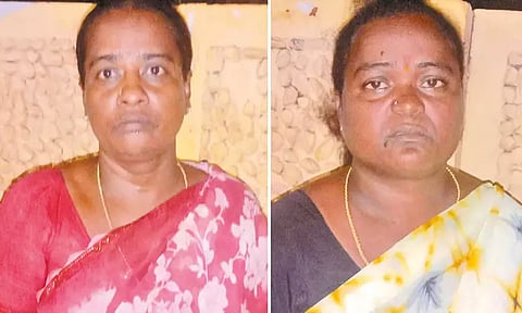 ஓடும் பஸ்சில் ரூ.2½ லட்சம் திருடிய பிக்பாக்கெட் ராணிகள் கைது