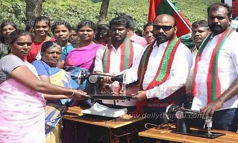மாஞ்சோலை தேயிலை தோட்ட தொழிலாளர்களுக்கு நலத்திட்ட உதவி