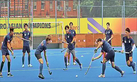 ஆசிய சாம்பியன்ஸ் கோப்பை ஆக்கி: தென்கொரியா, ஜப்பான் அணிகள் சென்னையில் தீவிர பயிற்சி