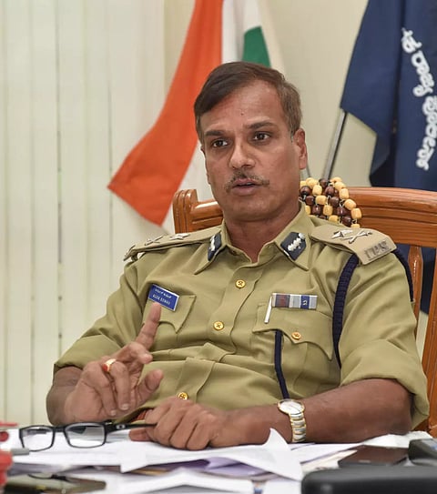 தேசிய நெடுஞ்சாலையில் கூடுதல் டி.ஜி.பி. அலோக்குமார் ஆய்வு