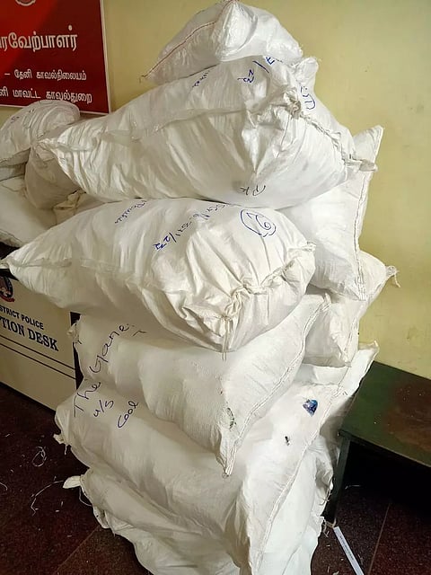 664 கிலோ புகையிலை பொருட்கள் பறிமுதல்