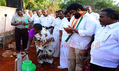 அதிசயபுரத்தில் மேல்நிலை நீர்த்தேக்க தொட்டி திறப்பு