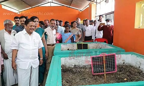 வளர்ச்சி பணிகளை அமைச்சர் ஆய்வு