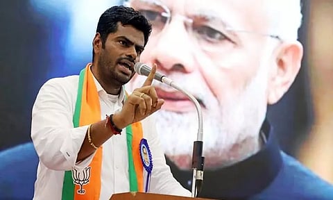 பாரத மாதா சிலை அகற்றம் - பாஜக தலைவர் அண்ணாமலை கண்டனம்