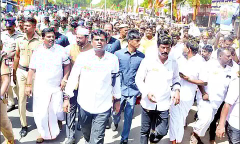 "பிரதமர் மோடிக்கு வாக்களிக்க மக்கள் தயாராகிவிட்டனர்" பாதயாத்திரையில் அண்ணாமலை பேச்சு