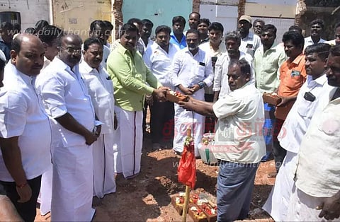 புதிய தாலுகா அலுவலகம் கட்டும் பணி