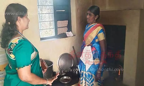 கடசோலை அரசு பள்ளியில் அதிகாரி ஆய்வு