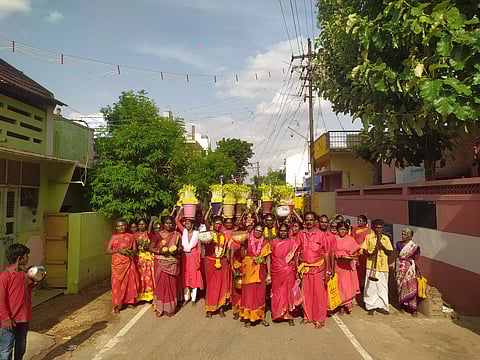 உலக நன்மை வேண்டி கஞ்சி கலய ஊர்வலம்