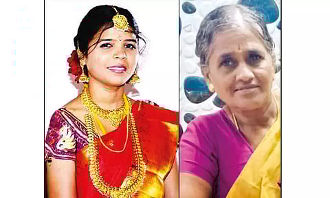 மரத்தில் கார் மோதி 2 பெண்கள் பலி; 4 பேர் படுகாயம்