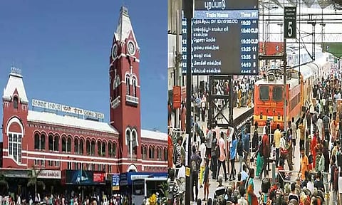 சென்டிரல் ரெயில் நிலையத்தில் ரெயில்வே எஸ்.பி. பொன்ராமு ஆய்வு