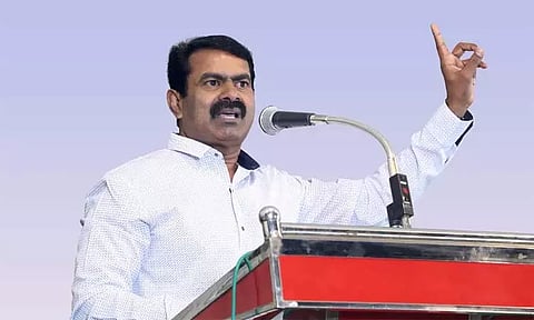 தனியார் பேருந்துகளின் கட்டணக்கொள்ளையைத் தடுத்து நிறுத்தாது, அதற்கு துணைபோவதற்குப் பெயர்தான் 'திராவிட மாடலா'? - சீமான் கேள்வி