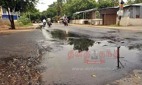 ரங்கம்பாளையம் பகுதியில்வீணாகும் குடிநீர்