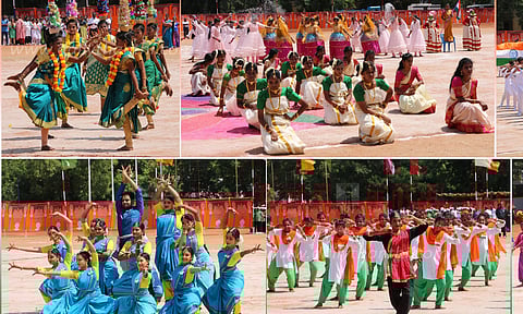 கலெக்டர் மா.பிரதீப்குமார் தேசியக்கொடி ஏற்றினார்