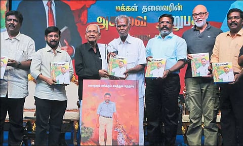 இந்திய மண்ணில் சனாதன சக்திகளுக்கு இனி இடம் கிடையாது: மணி விழாவில், திருமாவளவன் பேச்சு