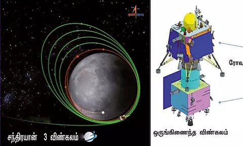 நிலவை நெருங்கும் 'சந்திரயான்-3' விண்கலம்: இஸ்ரோ விஞ்ஞானிகள் தகவல்