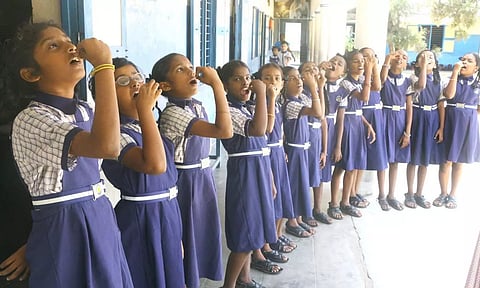 9¼ லட்சம் பேருக்கு குடற்புழு நீக்க மாத்திரை