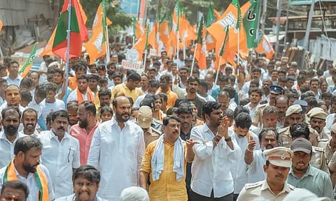 பிரதமர் மோடி 3-வது முறையாக ஆட்சிக்கு வர வேண்டும். கச்சத்தீவை தாரை வார்த்தது தி.மு.க - அண்ணாமலை