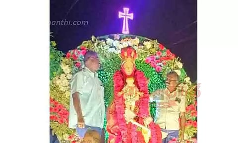 புனித அதிசய அன்னை ஆலய தேர்பவனி