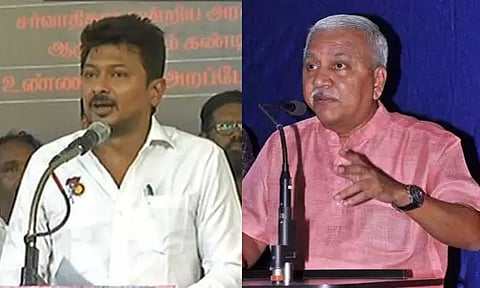 கவர்னரை தரம் தாழ்ந்து பேசியுள்ள உதயநிதி ஸ்டாலின் மன்னிப்பு கேட்க வேண்டும் - தமிழக பாஜக துணைத்தலைவர்