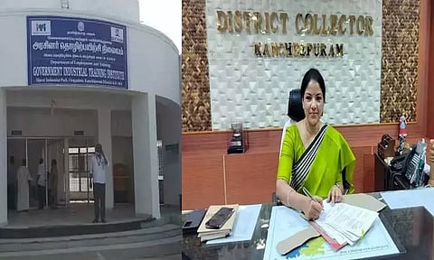 காஞ்சீபுரம் மாவட்டத்தில் தொழிற்பயிற்சி நிலையத்தில் மாணவர் சேர்க்கை - கலெக்டர் தகவல்