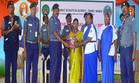 தூத்துக்குடி அருகே 3 நாட்கள் நடந்தது:மாநில அளவிலான சாரண, சாரணியர் இயக்க விழா