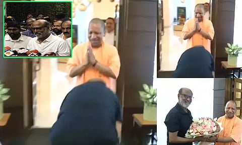 யோகி ஆதித்யநாத் காலில் விழுந்தது ஏன்? - நடிகர் ரஜினிகாந்த் விளக்கம்