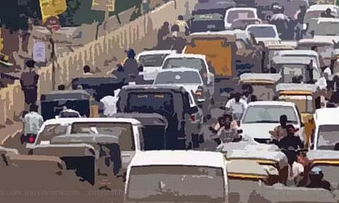 போக்குவரத்து நரிசலால் மாணவர்கள் அவதி