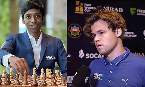 செஸ் உலகக்கோப்பை இறுதிப்போட்டி: புட்பாய்சனால் கார்ல்சன் பாதிப்பு.. பிரக்ஞானந்தாவுக்கு சாதகம்..?