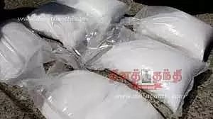 விபத்தில் சிக்கிய மினி லாரியில் ரூ.6 லட்சம் போதைப் பொருள் பறிமுதல்