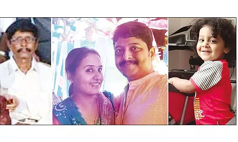 கடன் தொல்லையால் விபரீதம்: தந்தை, மனைவி, மகனை கொன்று என்ஜினீயர் தற்கொலை