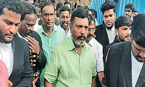 செங்கல்பட்டு கோர்ட்டில் திருமாவளவன் ஆஜர்; விசாரணை அடுத்த மாதம் 26-ந்தேதிக்கு ஒத்திவைப்பு